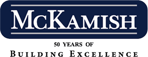 McKamish 50 years of building excellence logo